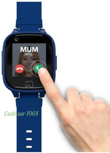 Moochies Connect Children's Smart Watch Step Tracker GPS Video Call NAVY NEW - 第 6/24 張圖片