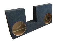 2016 Ford F250 / F350 SUPERCREW CAB 2-10" Sub Subwoofer Speaker Box charcoal
