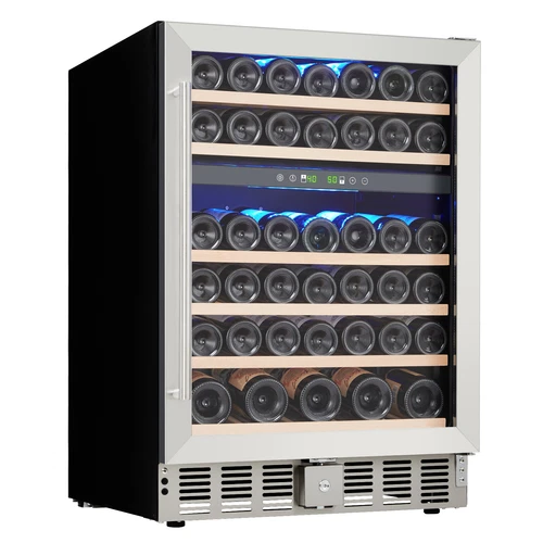 52 Bottle Wine Fridge Wine Cooler Refrigerator Digital Temperature Control 40~64