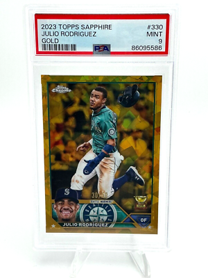 2023 Topps Gold Sapphire Julio Rodriguez #30/50 PSA 9 | eBay