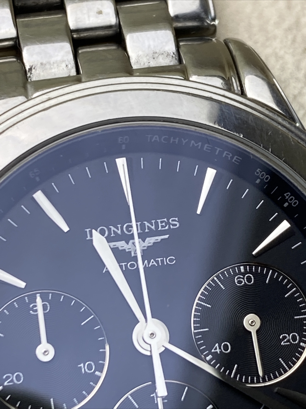 Longines Flagship Automatic Black Dial Chronograp… - image 4