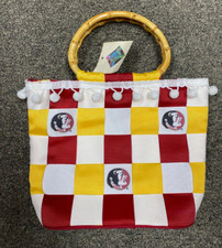FSU FLORIDA STATE SEMINOLES TEAM LOGO SMALL PURSE NEW WITH TAGS 1 FAN L K