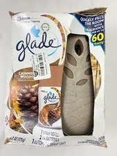 Glade Automatic Spray Refill Holder Kit Air Freshener Cashmere Woods Old Style
