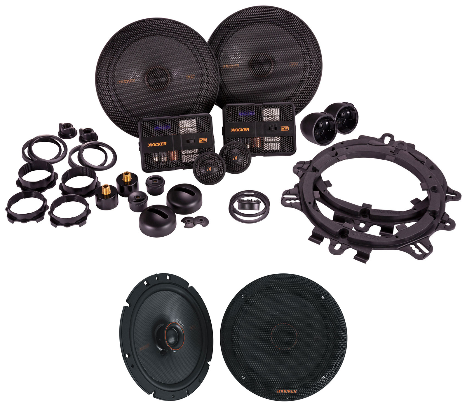Пара коаксиальных динамиков Kicker 51KSS6704 675 Component 2 51KSSC6704 Car Audio