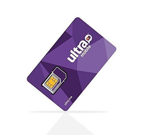 Carte SIM Ultra Mobile Aucune valeur forfaitaire - pour numéro neuf ou port en - Photo 1 sur 3