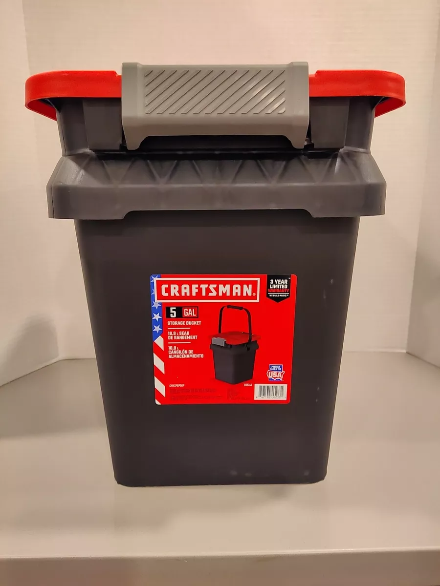 2 NEW 5 Gallon Stackable Bucket Organizers W 4 Compartments By Tool Shop