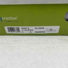 Walking Cradles Dakota Stretchy Slip On Comfort Shoes Size 8 Wide LT Taupe