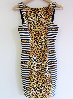 Sheike Leopard Stripe Wild Side Bodycon 