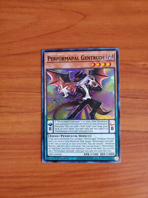 YuGiOh Dimension Force - Performapal Gentrude - Super Rare - DIFO-EN001