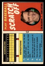 1970 Topps Scratch-Offs Baseball #13 Tim McCarver GD