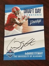 2017 Prestige Draft Day Signatures #37 ArDarius Stewart Alabama NY Jets WR SP<89