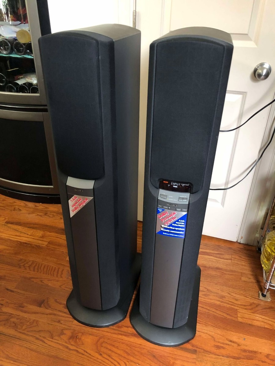 2x Sony SAVA-59 Home Theater Speaker System [PAIR] | eBay