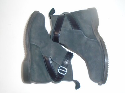 Dr Martens Womens Teresa Black Suede Leather Booties Size 6 M | eBay