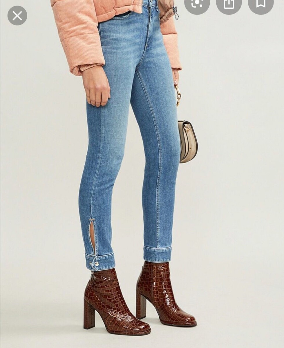 cigarette jeans women NEW! Rag & Bone: Avery Cuffed Cigarette Jeans Women’s Size 25 (Retails $250)