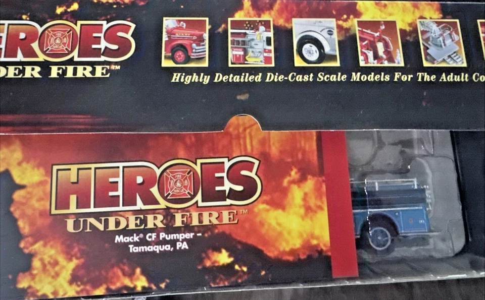 CORGI Heros Under Fire-Mack CF Pumper Tamaqua PA Fire Department 1:50 US52009 - Image 4 of 4