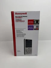 Honeywell Wi-Fi Electronic Deadbolt With Touchscreen Satin Nickel (8733502)