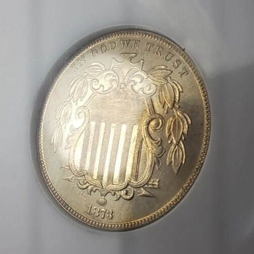 1873 Shield Nickel, PR 64, Razor Sharp NGC Old Holder-NO RAYS Choice Proof - Image 4 of 4