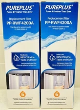 2 Pack PurePlus Refrigerator Replacement Filter LG Kenmore PP-RWF4200A-S NEW