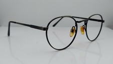 Vintage Boulevard Boutique 4111 Black Gray Oval Sunglasses FRAMES ONLY