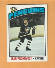 Jean Pronovost Pittsburgh Penguins 1976-77 Topps #14 7A