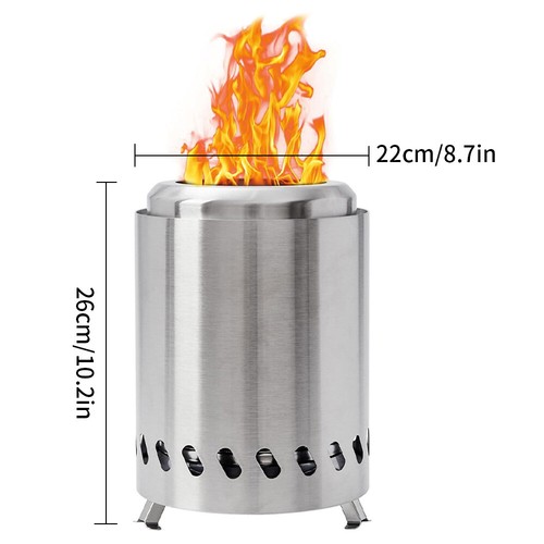 Smokeless Fire Pits for Outside Portable Fire Pit Small Firepit for RV Use L0L1 - Picture 8 of 12