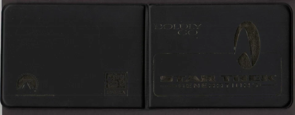 1994 Star Trek Generations $500 24k gold stamp + $100 stamp FDC folio Guyana - Image 2 of 2