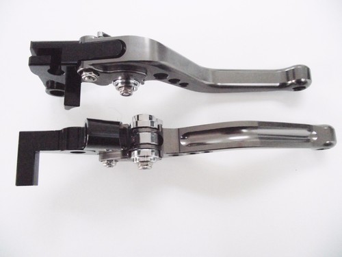 Triumph Tiger 800 (2015-18), CNC levers short Titanium chrome adjuster F14/T333P - Picture 4 of 5