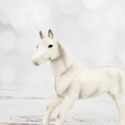 Vintage Napco Japan White Horse Ceramic Figurine 5.5