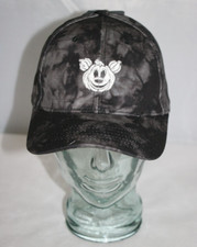 Disney Mickey Mouse "Boo to you " Halloween Glow in Dark Tie Dye Cap Hat NEW