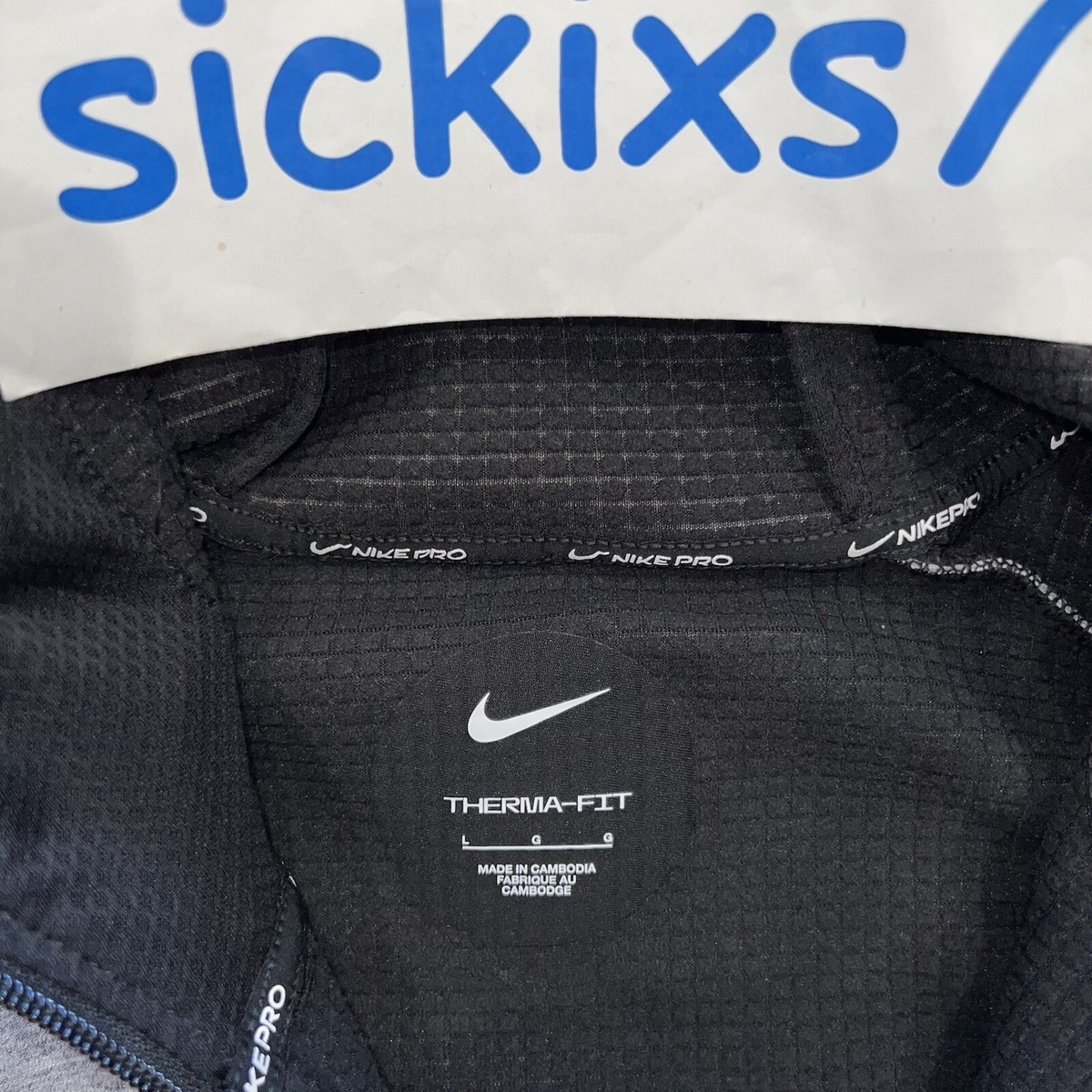 Nike Pro Therma-FIT Full-Zip Men's Hoodie 'Grey Heather' Size