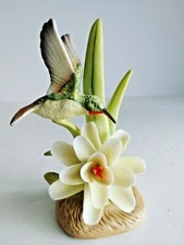 © 1983 Lefton China Hummingbird Figure 02707 Hand Painted ~ 5" #15232