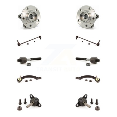 Front Bearing Lower Ball Joint Outer Inner Tie Rod Link Kit (10Pc) For Volvo S60
