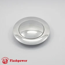 Billet Aluminum Steering Wheel Horn Button Big Plain Polished