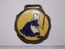 Old Dutch Cleanser Advert. Premium Watch Fob - 50th Aero Squadron "Chases Dirt"