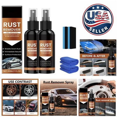 Powerful Multi-Surface Rust Remover Spray - Restores Metal Beauty Hassle-Free