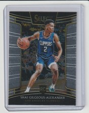 2018-19 Panini Select Shai Gilgeous-Alexander Rookie Card !!!