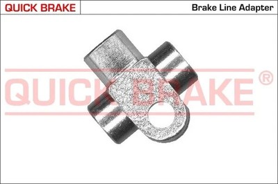 QUICK BRAKE Adapter Bremsleitung 6mm O3B 3 x M12x1 T Stück Verteiler