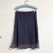 Vintage 90s Polka Dot Ruffle Midi Skirt Fairy Festival Whimsigoth Romantic Y2K