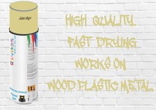 Aerosol Spray Paint Wood/Metal/Plastic Fabric Beige Outdoors Gloss/Matt/Satin