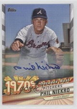 2020 Topps Decades Best Pitchers Auto 7/15 Phil Niekro #DB-40 Auto HOF 12xz
