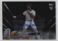 2018 Topps Clearly Authentic Auto Black 58/75 Niko Goodrum #CAA-NG Auto 14lc