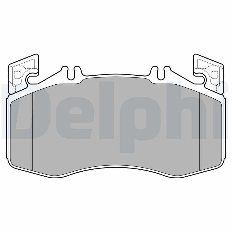 Front DELPHI-OE LP3654 Brake Pad Set, disc brake for MERCEDES-BENZ