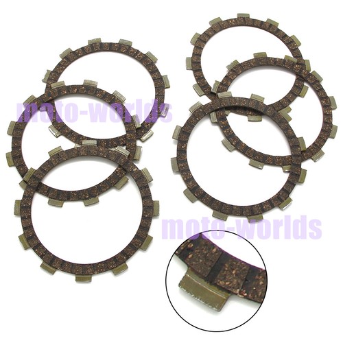 For Suzuki RG250 WD 1983 / DR400 ST/SX 1980-1981 Clutch Friction Plate Kit Set - Picture 6 of 7