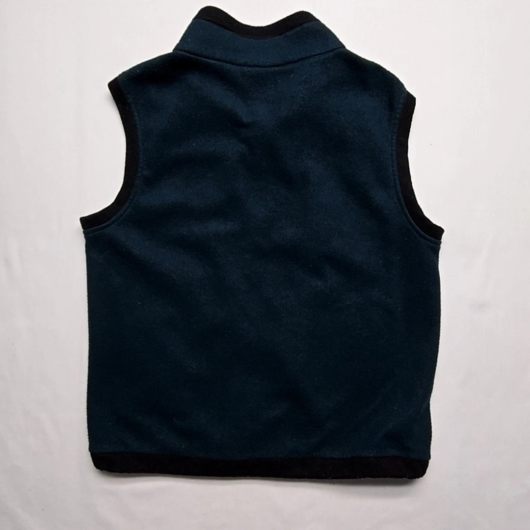 Vintage Million Dollar Cowboy Bar Jackson Hole Vest Fleece Green Black Small - product detail image 7