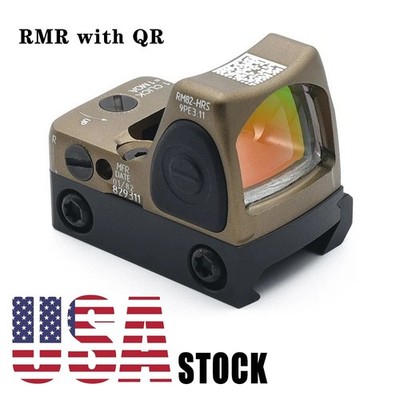 Holy Warrior RMR HRS Type Reflex QR Red Dot Sight w/ Glock Mount & Picatinny FDE