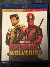 BRAND NEW, SEALED! New Deadpool and Wolverine (Blu-ray + Digital) No Slipcover