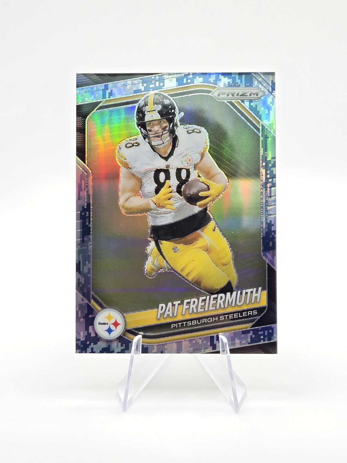 Pat Freiermuth 2025 Panini Prizm Navy Camo SP #/25 #243