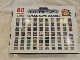 AtGames Sega Genesis Classic Mini Game Console w/ 80 Built-In Games - 2016 Model