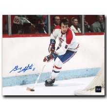 Guy Lapointe Montreal Canadiens Autographed Skating 8x10 Photo NO TARIFFS