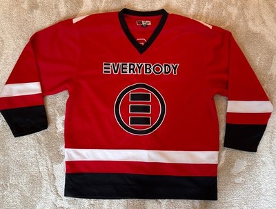 Logic Everybody Tour Merch Hockey Jersey Mens Medium Music Album Promo Red